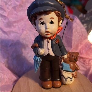 Vintage boy ornament